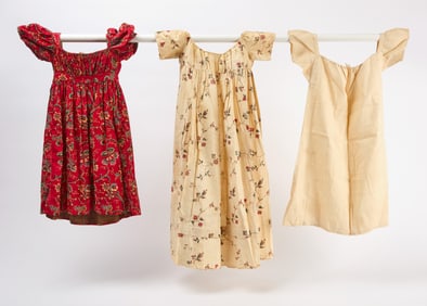 Three Early Girl's Dresses