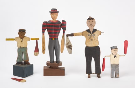 Four Sailor Whirligigs