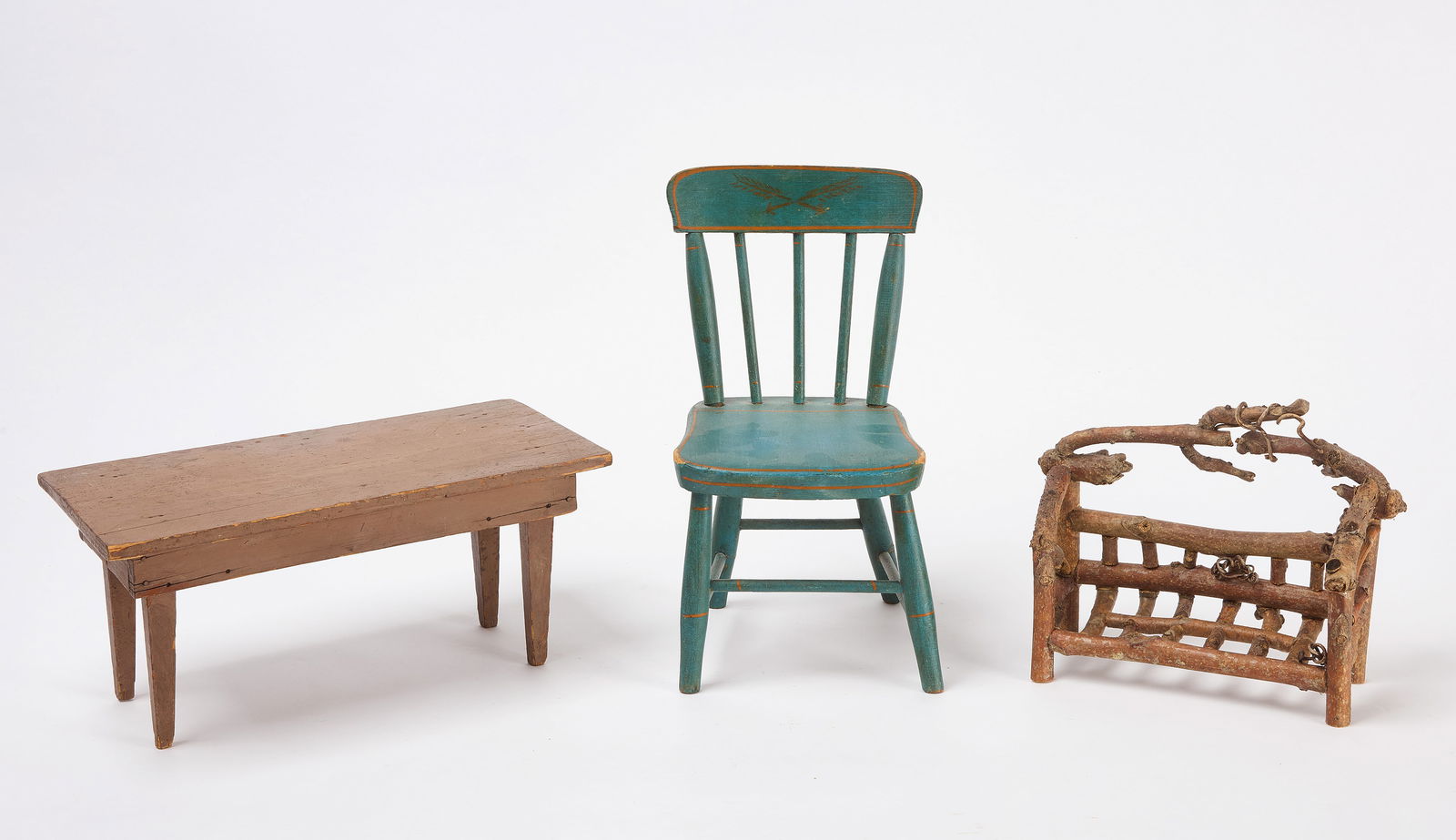 Group of Folk Doll Furniture (1 of 5)