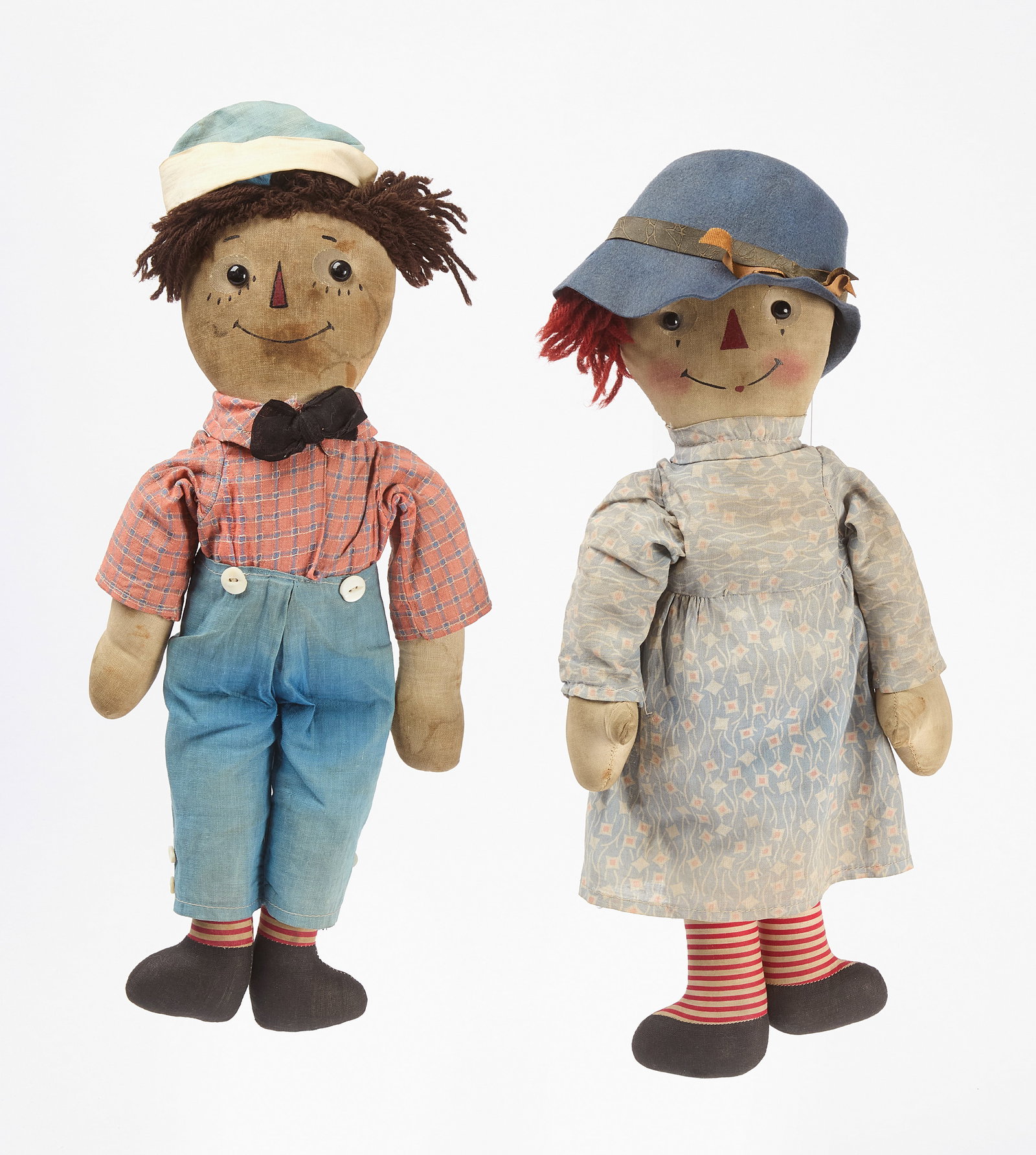Early Raggedy Ann Doll and Andy Doll (1 of 5)