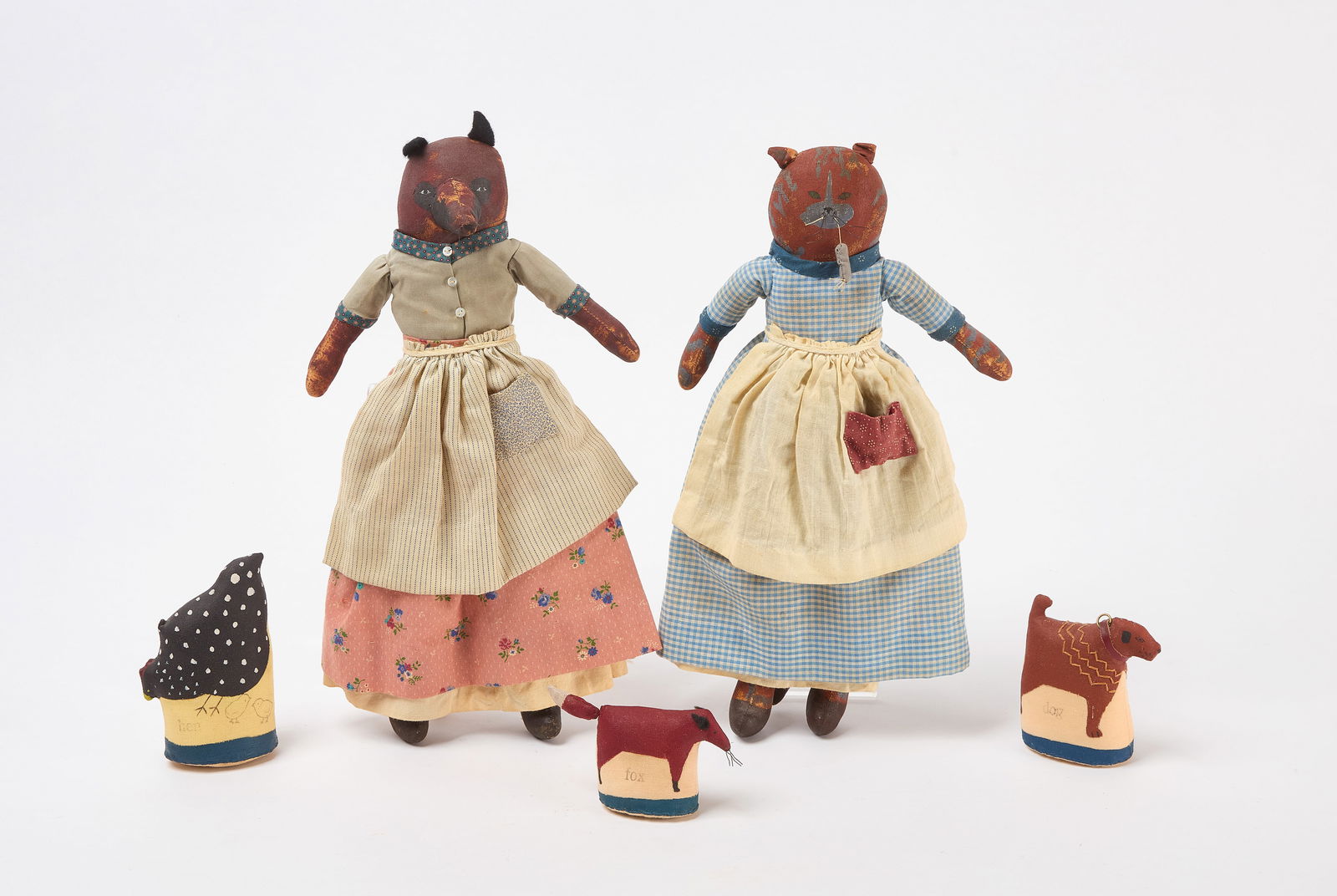 Jane Cather - Group of Folk Art Dolls (1 of 5)