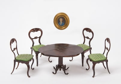 Rock & Graner - Dollhouse Dining Furniture