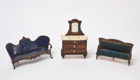 Dollhouse Furniture - Living Room Group