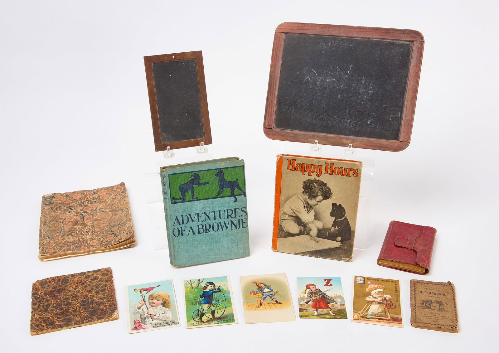 Group of Early Ephemera, Books, and Children's School Materials (1 of 4)