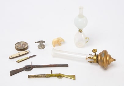 Group of Dollhouse Mixed Unique Accessories