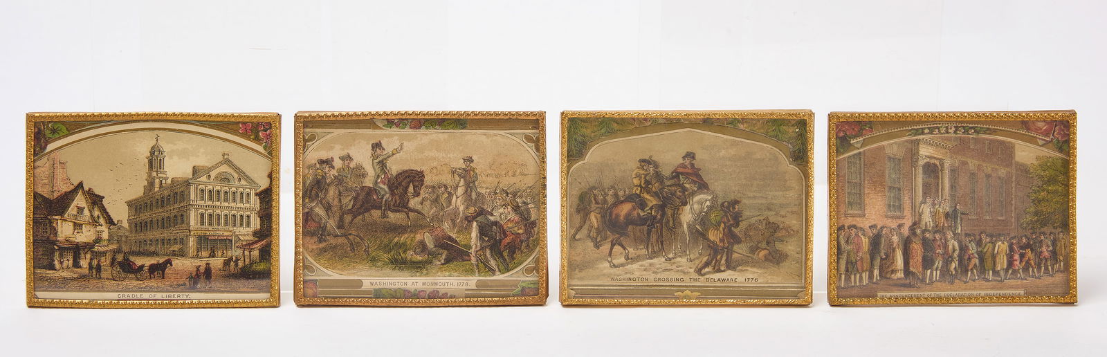 Four Dollhouse Artworks with Patriotic Content (1 of 4)