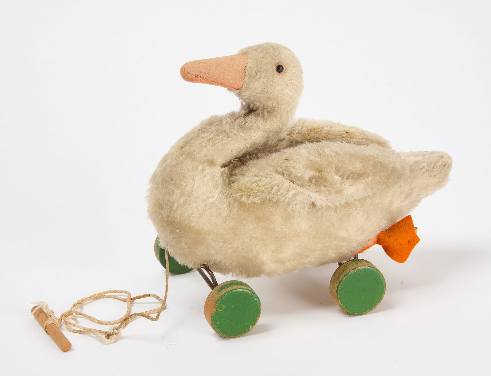 Steiff White Swan Pull Toy (1 of 6)