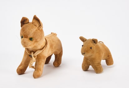 Two Steiff Felt Dogs