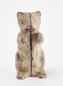 White Bear Cast Iron Bank