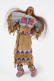Double-Face Native American Doll