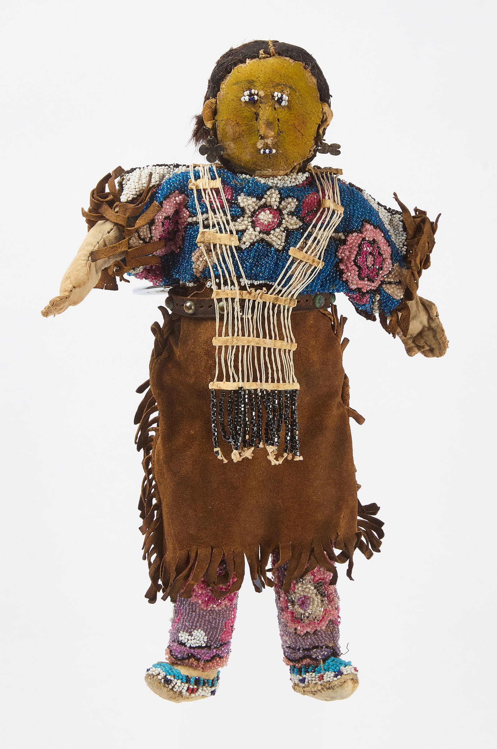 Native American Beadwork Doll (1 of 5)