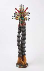 Large Shalako Katchina by L. Moencopi