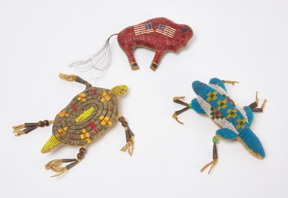 Three Figural Native American Amulets