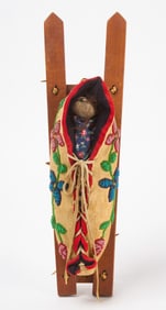 Chippewa Cradle with Doll