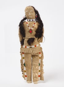 Native American Doll with Necklace