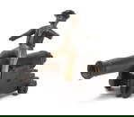 Sailor Trade Figure Seated on a Cannon