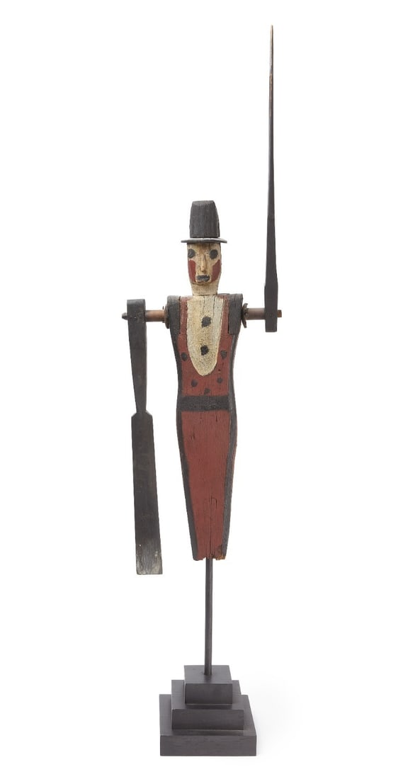 Whirligig Figure of a Man with Top Hat