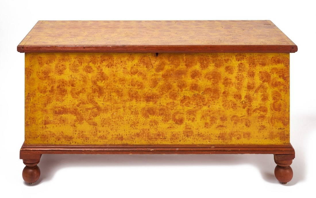 Paint-Decorated Blanket Chest