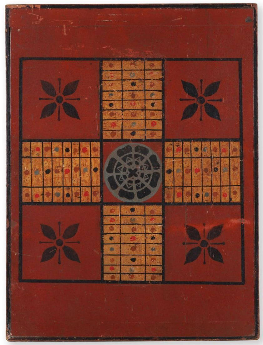 Parcheesi and Checkers Gameboard