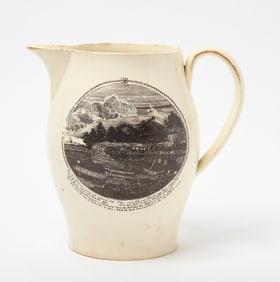 Liverpool Creamware Jug - Constellation v. L’Insurgente