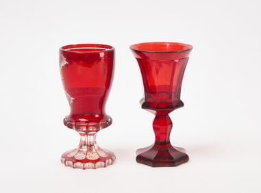 Two Bohemian-American Goblets