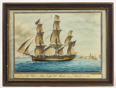 Nicolas Cammillieri - Portrait of the Ship 'Alfred of Salem'