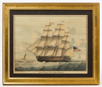 Jan Mooy - Portrait of the Ship 'Falcon'