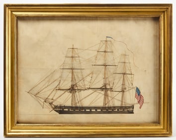Portrait Sketch of a Ship