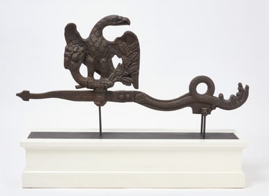 Columbian Printing Press Lever - Serpent and Eagle
