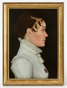 Benjamin Greenleaf - Portrait of a Lady in Profile