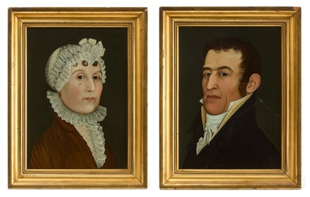 Benjamin Greenleaf - Pair of Portraits