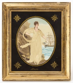 Hope' Embroidery on Silk - Sarah Tuttle