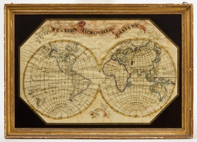 Needlework Map of the World - Mary Russell