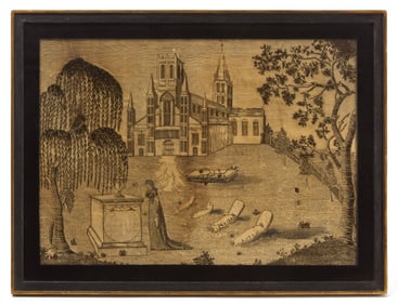 Needlework Memorial for William Powers