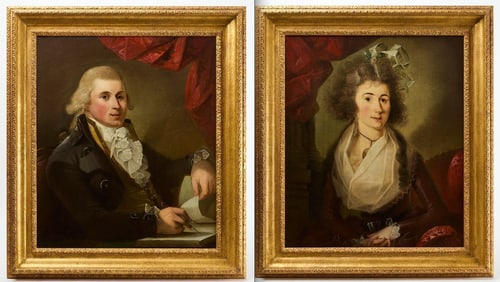 Christian Gullager - Pair of Portraits