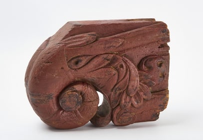 Architectural Carved Eagle Head Corbel