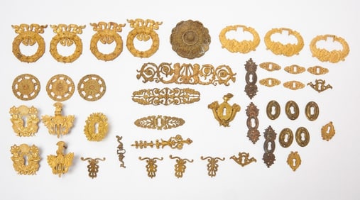 Group of Ormolu Ornaments, Mounts, and Escutcheons