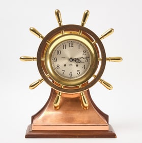 Chelsea Clock Co. Ship's Wheel Clock