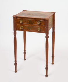 Paint-Decorated Sewing Stand