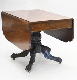Late Federal Empire Drop-Leaf Table