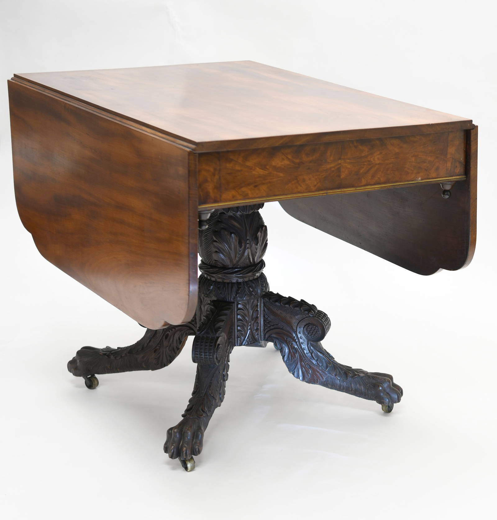 Late Federal Empire Drop-Leaf Table