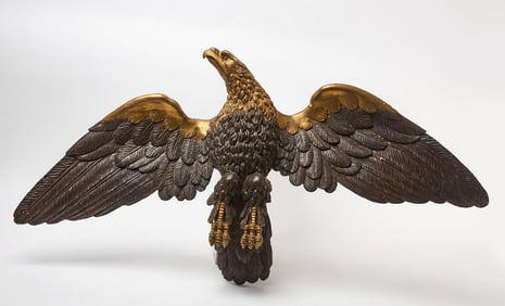 Carved and Painted Eagle