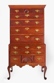 Tiger Maple Highboy