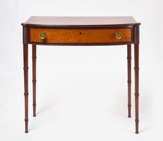 Bow Front Serving Table