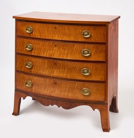 Bow Front Chest of Drawers