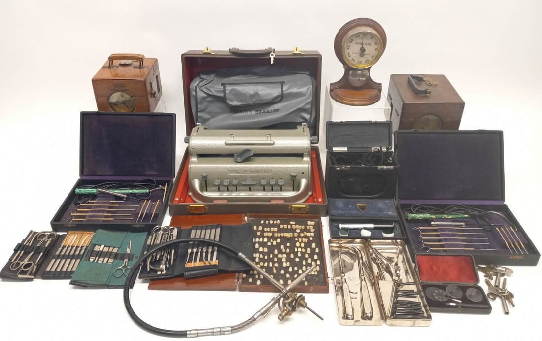 Group of Medical Tools - Brailer, Optometry, Dental, Gagues (1 of 4)