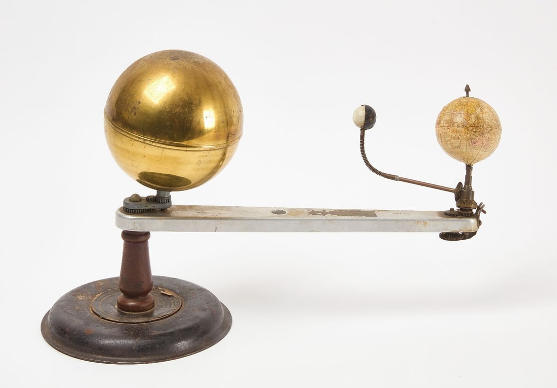 Vetter Ideal Planetarium: Vetter 'Ideal Planetarium' model. American, circa 1960.H 12 in. L 19-1/2 in.