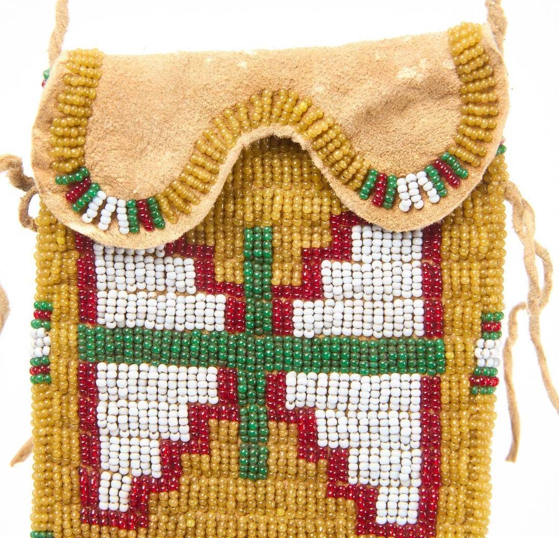 Two Native Beaded Bags - 2