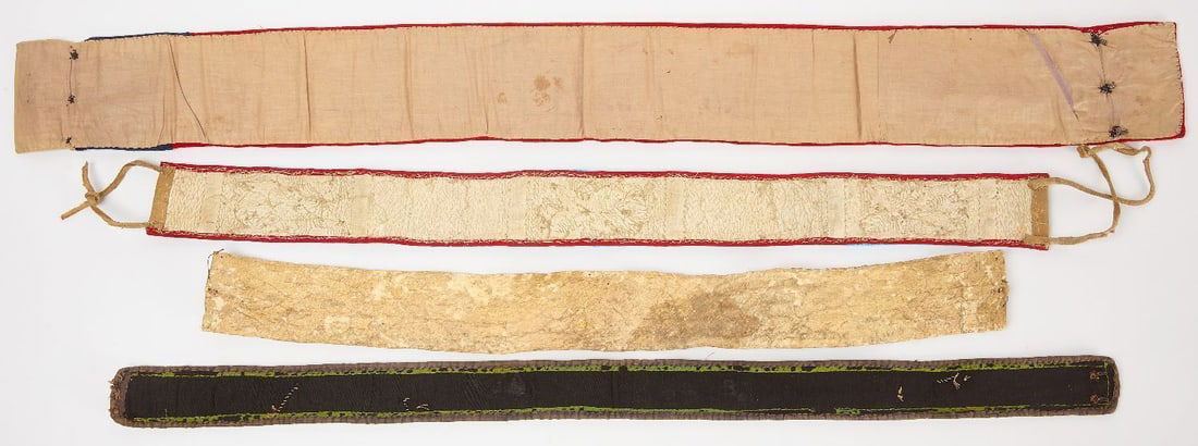 Four Native Beaded Belts - 2