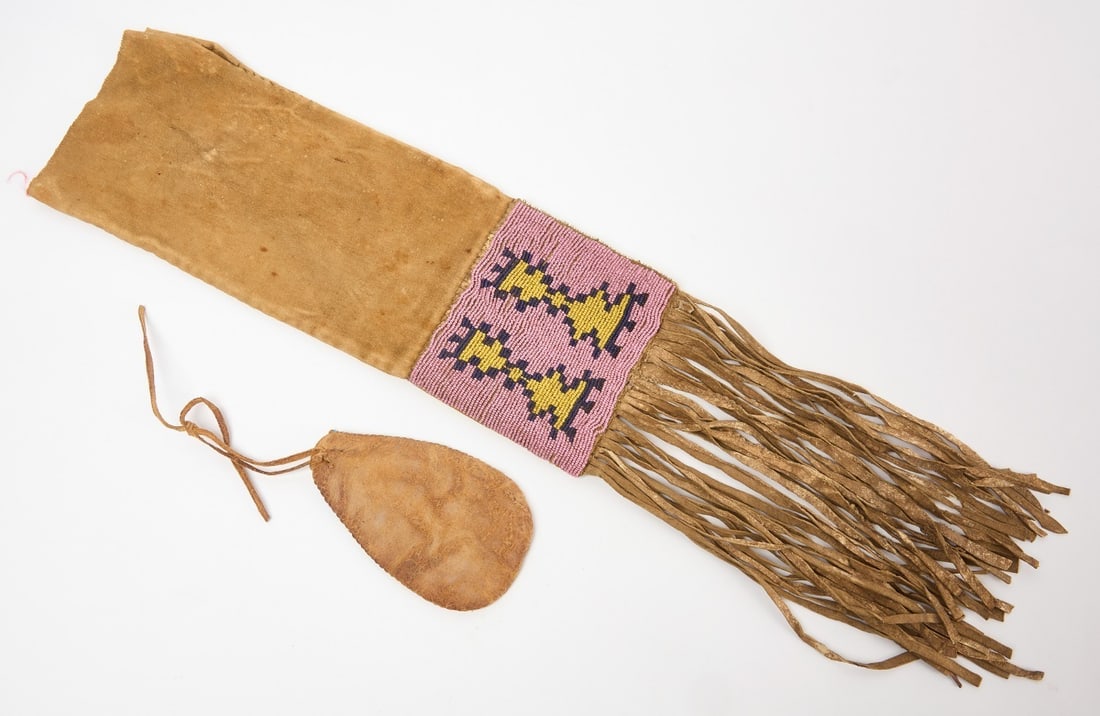 Two Beaded Native Bags - 2